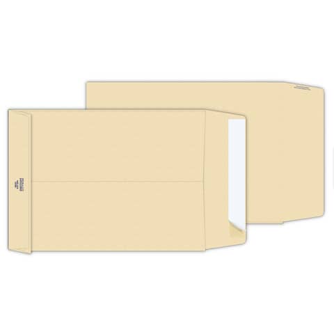 Buste a sacco con soffietto Pigna Envelopes Multi Strip Extra 25+4 x 35 cm avana Conf. 250 pezzi - 0208886